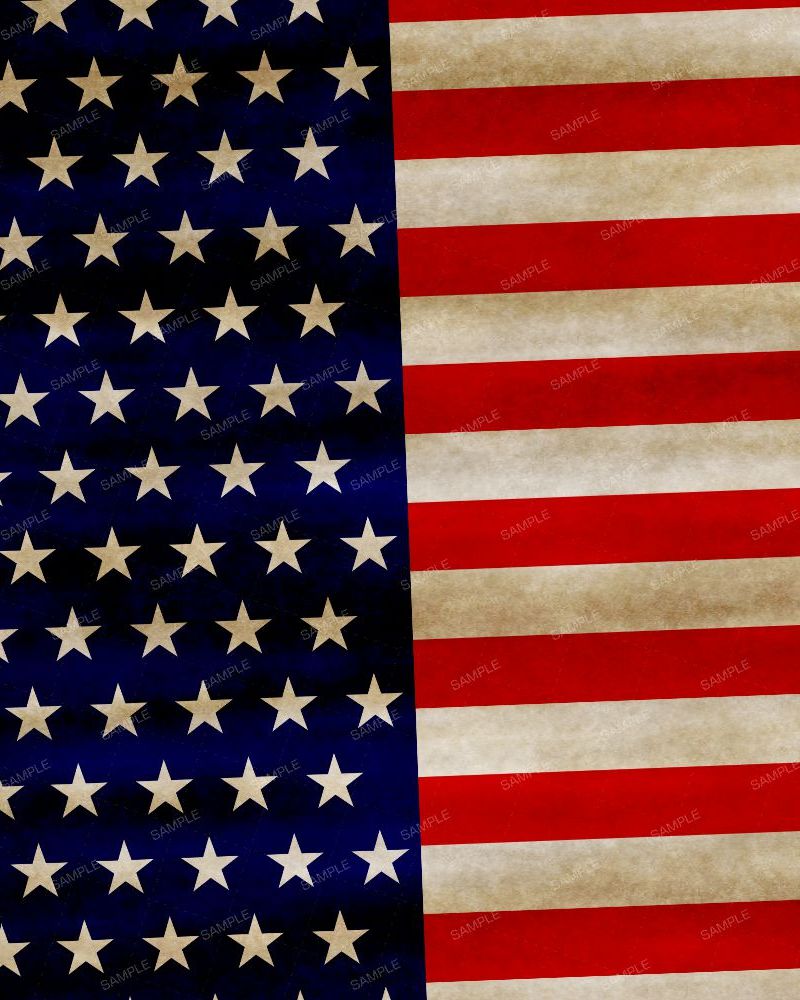 100cmx50cm US Flag Grunge Level 1