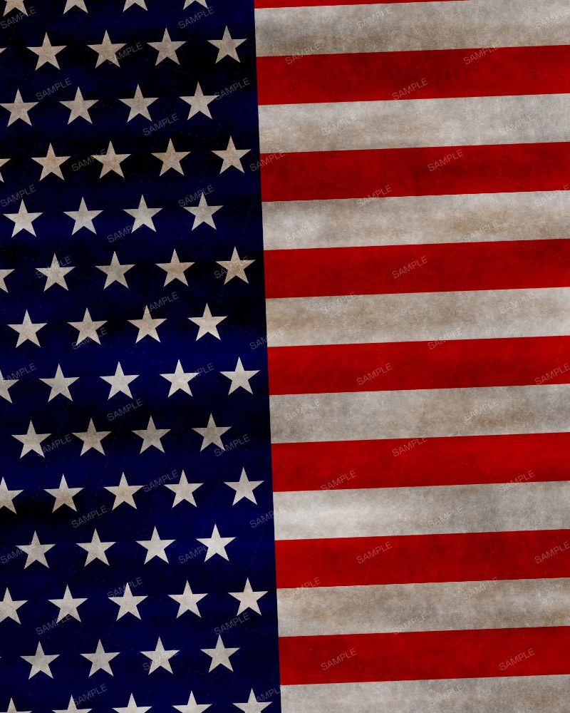 100cmx50cm US Flag Grunge Level 2