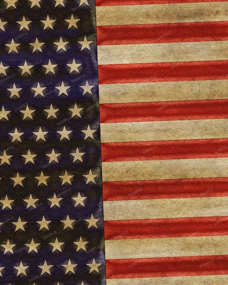 100cmx50cm US Flag Grunge Level 3