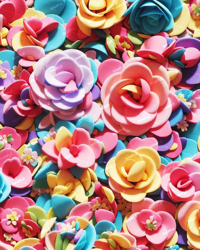 3D Clay Flowers