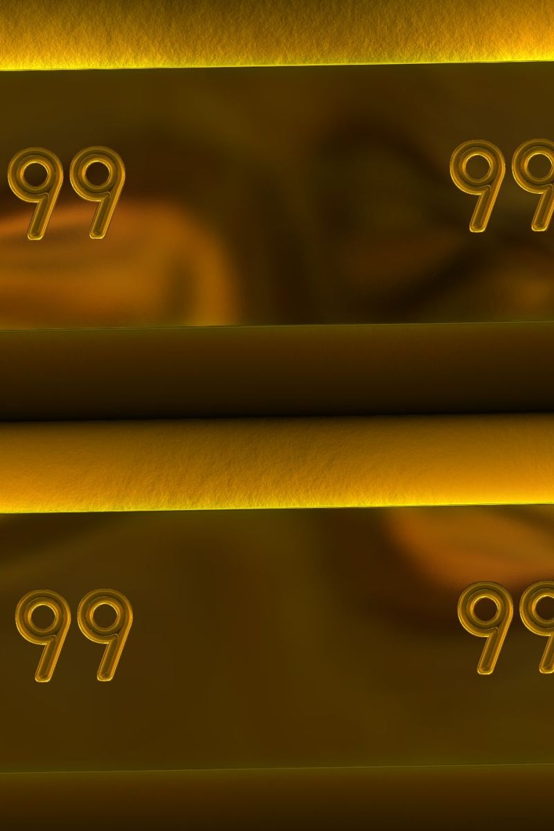 99 Fine Gold Bars