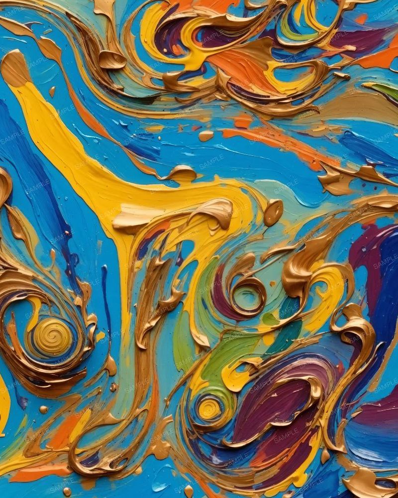 Abstract Oil Paint