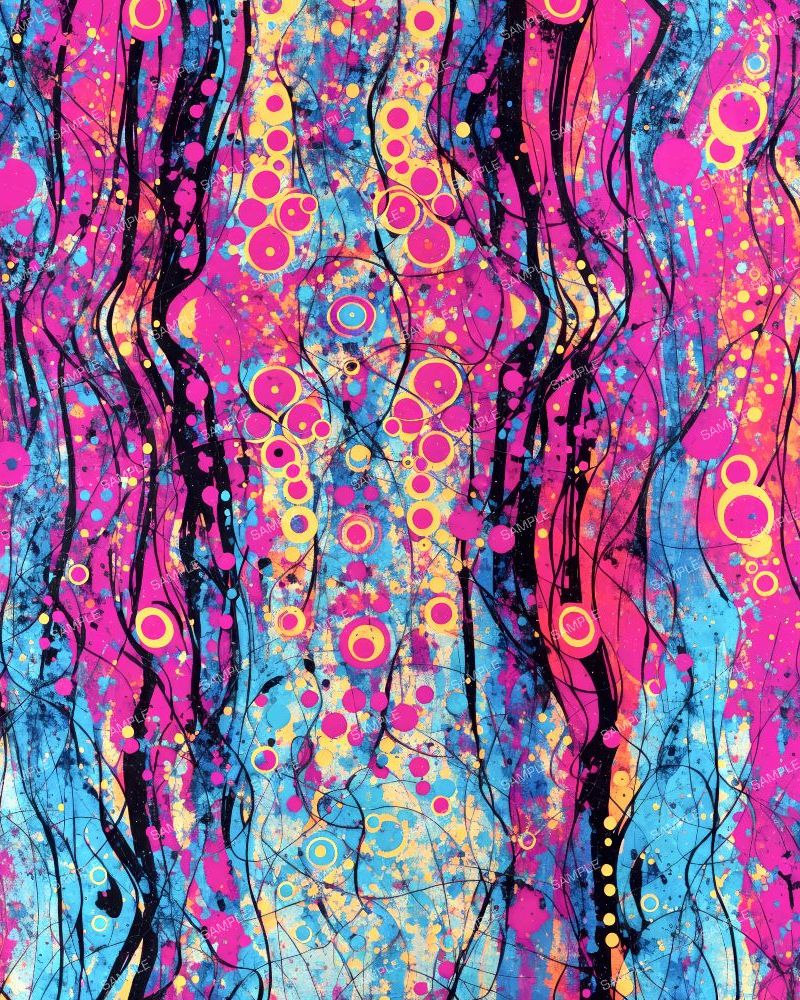 Abstract Resist Painting 42