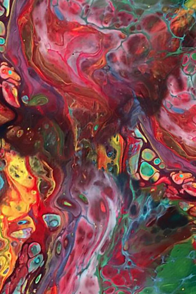Acrylic Pour Painting 22