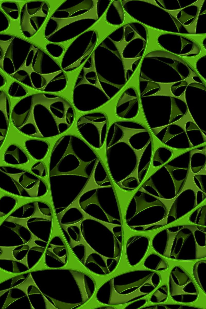 Alien Foam Cells Green