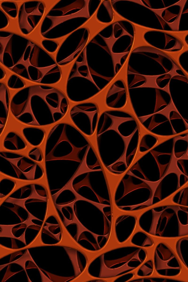 Alien Foam Cells Red
