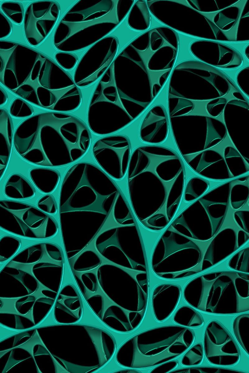 Alien Foam Cells Teal