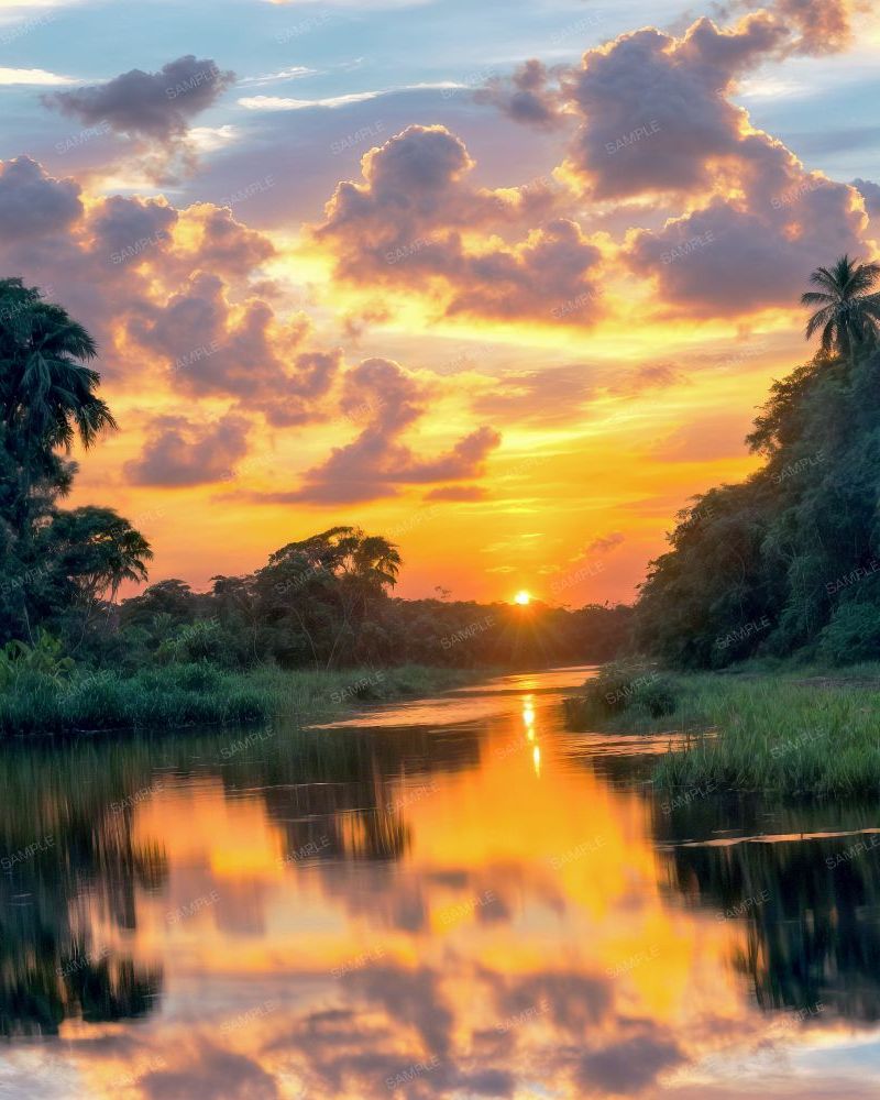 Amazon River Sunset 42
