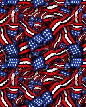 American Flag Separated