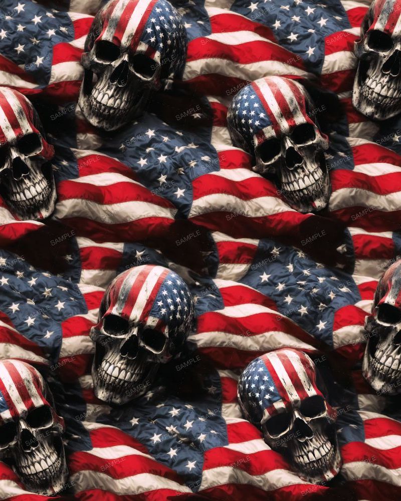 American Skull Flags 42