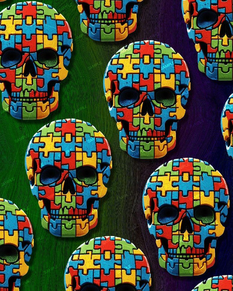 Autism Skulls 26