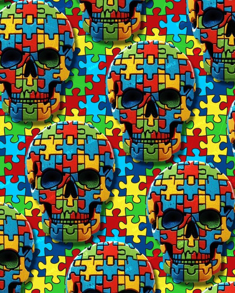 Autism Skulls 28