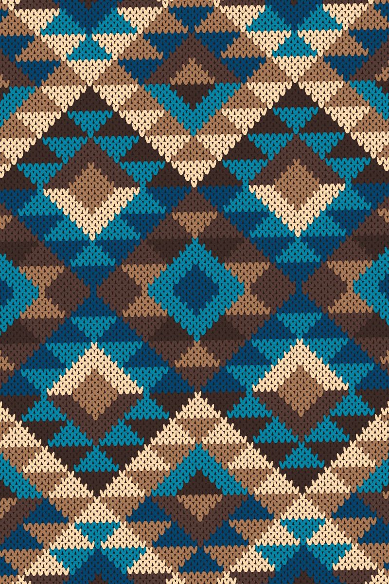 Aztec Knit Blanket