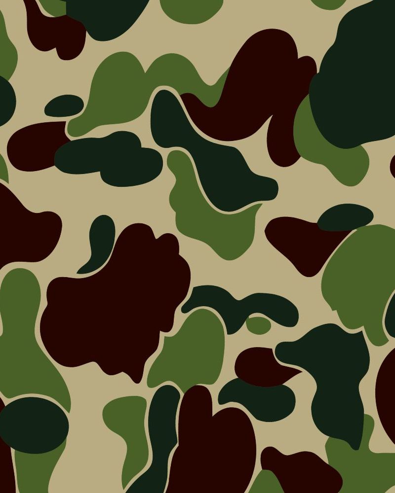 Bathing Ape BAPE Green Camouflage
