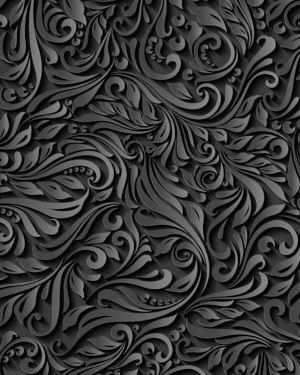 Black Paper Flowers