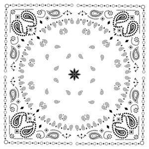 Black & White Bandanna