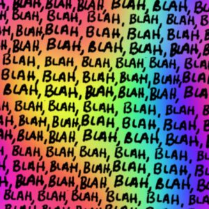 Blah Blah Blah 27