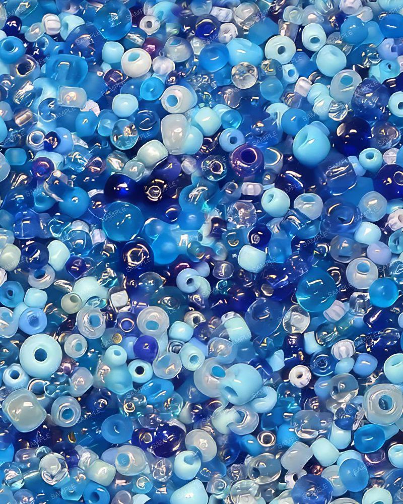 Blue Glass Beads