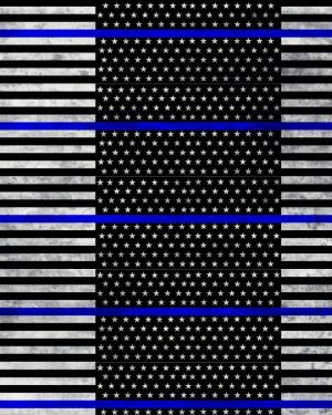 Blue Line Flag for Pistol
