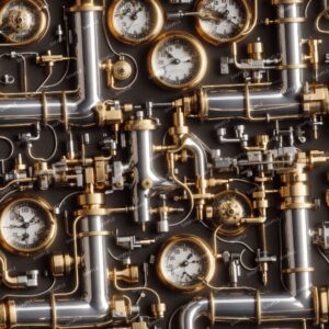 Brass And Aluminum Steampunk Pipes