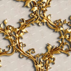Brass Vine Scrollwork 42