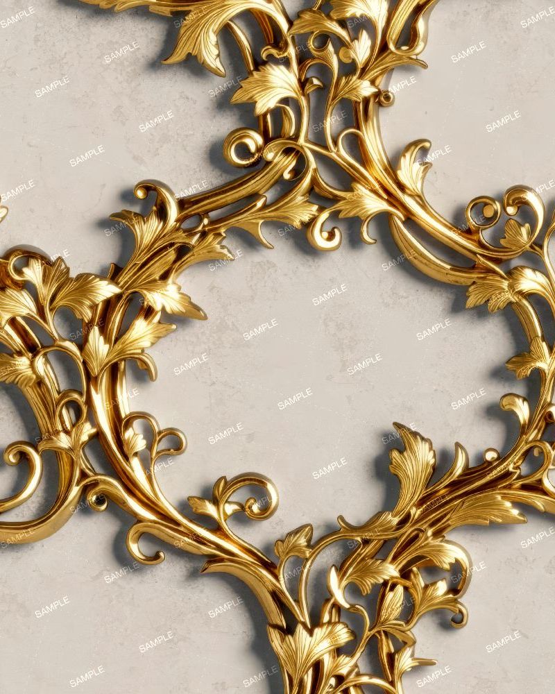 Brass Vine Scrollwork 42