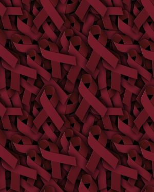 Burgundy Ribbons