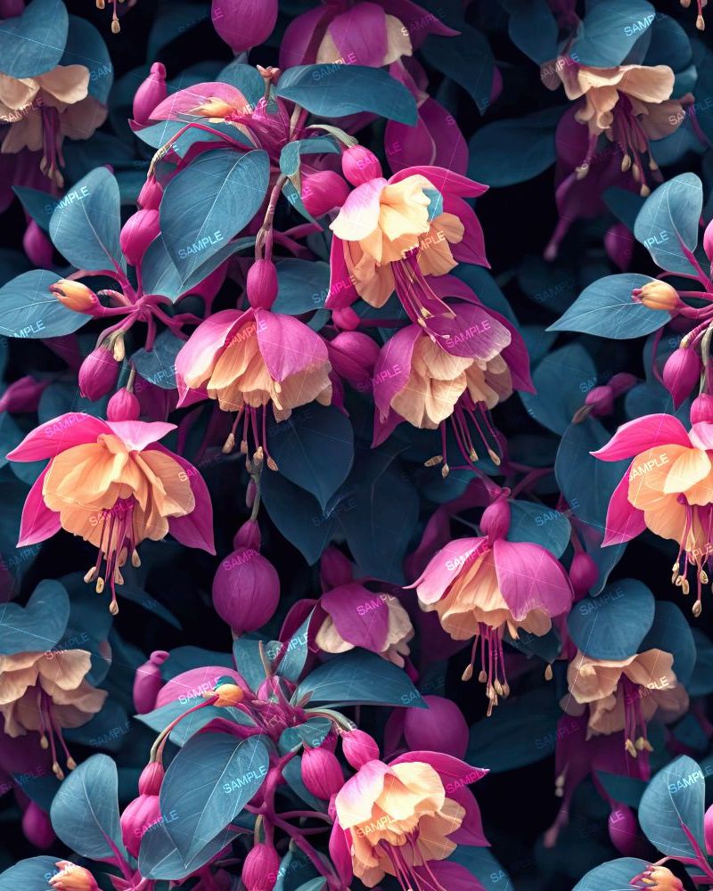 Caesar Fuchsia Flowers