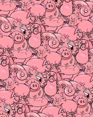 Cartoon Pigs 23