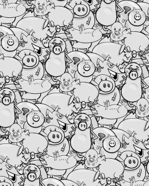 Cartoon Pigs 27