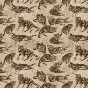 Cats Life Sepia