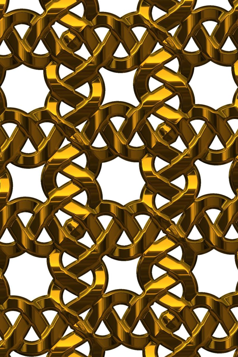 Celtic Gold Chain 22