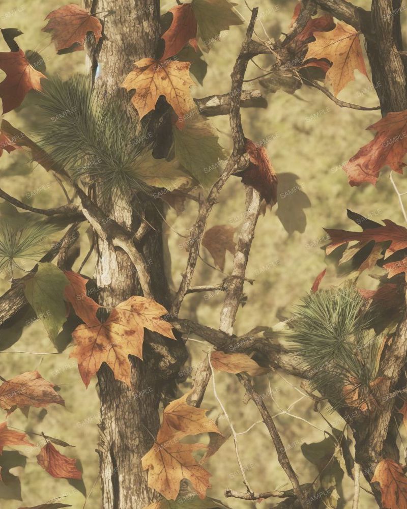 Chesapeake Sawgrass Brown Camouflage Forest