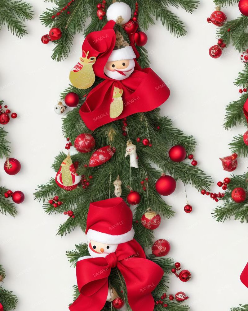 Christmas Door Decorations 43