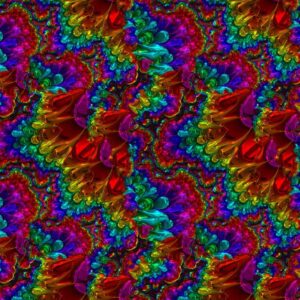 Chrome Fractal Rainbow