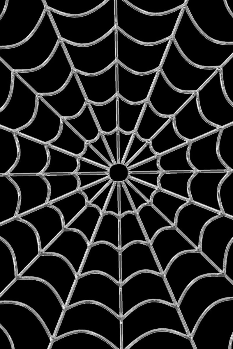 Chrome Spider Webs