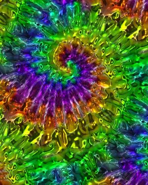 Chrome Tie Dye