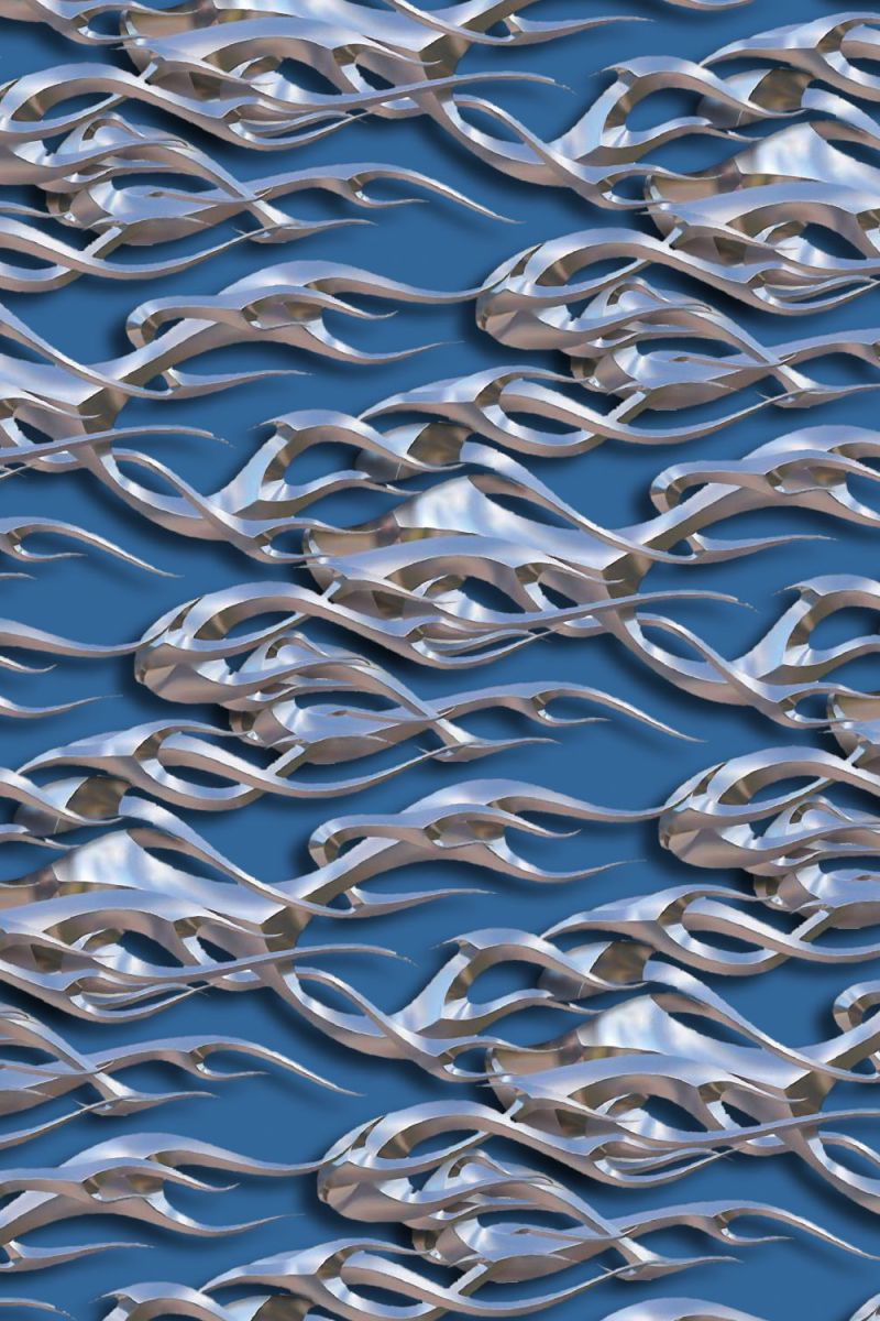 Chrome Tribal Flames 24