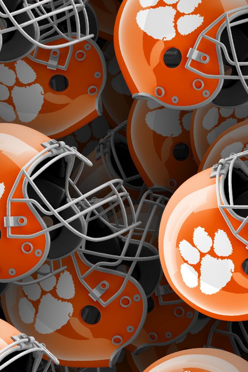 Clemson Tiger Helmets