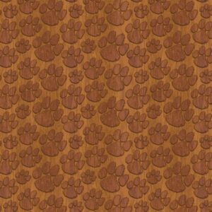 Clemson University Carved Wood Tiger Paw 22