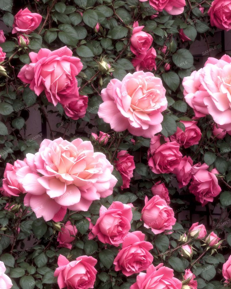 Climbing Pink Roses