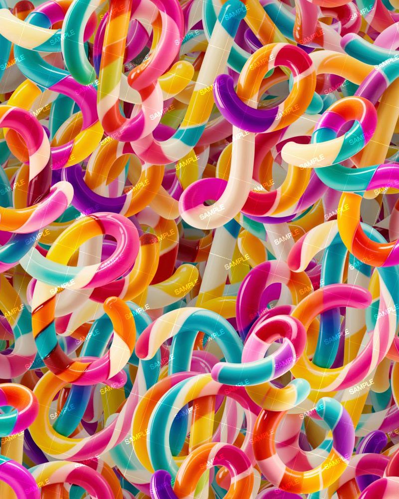 Colorful Candy Canes