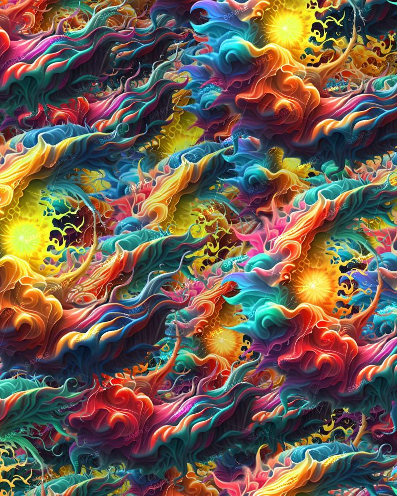 Colorful Moon Waves 22