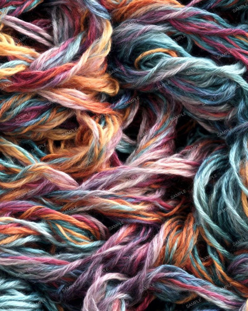 Colorful Tangled Yarn 42