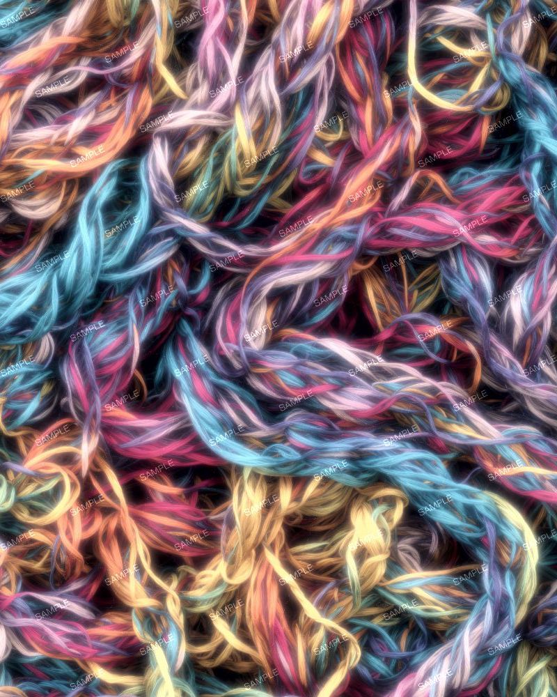Colorful Tangled Yarn 43