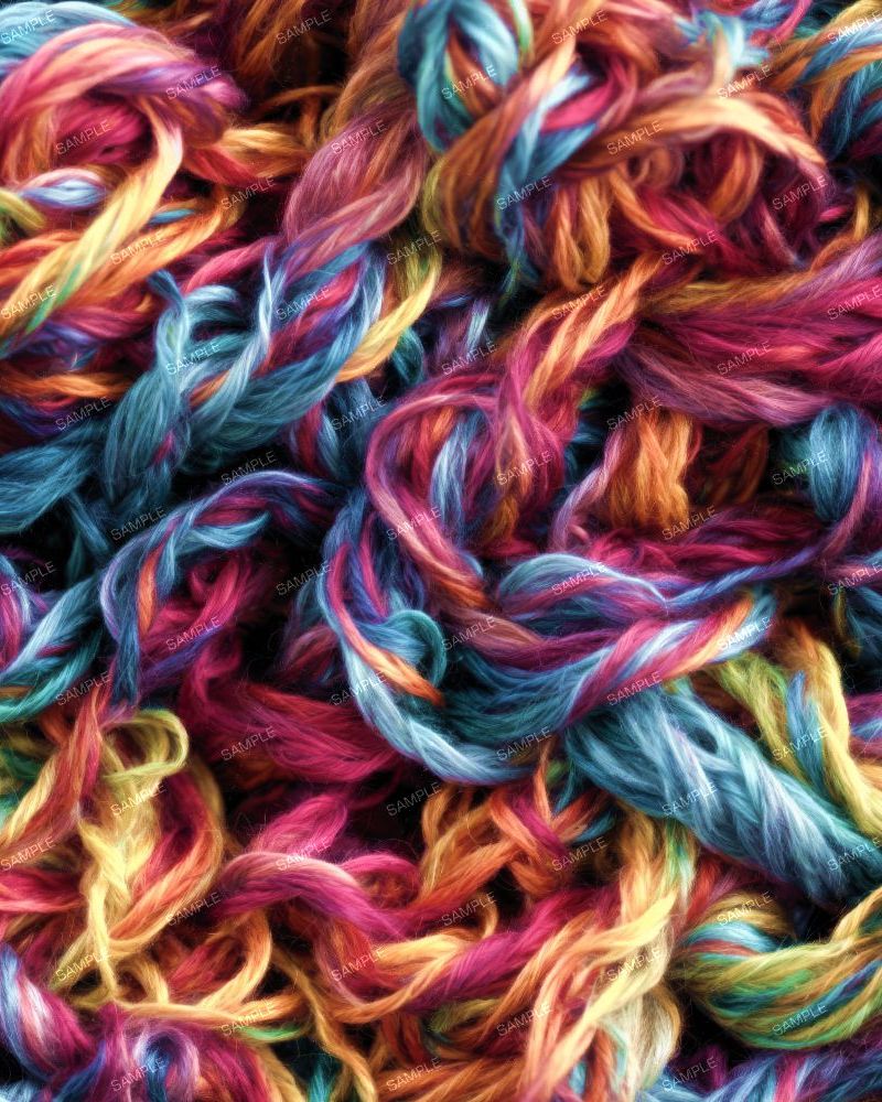 Colorful Tangled Yarn 44