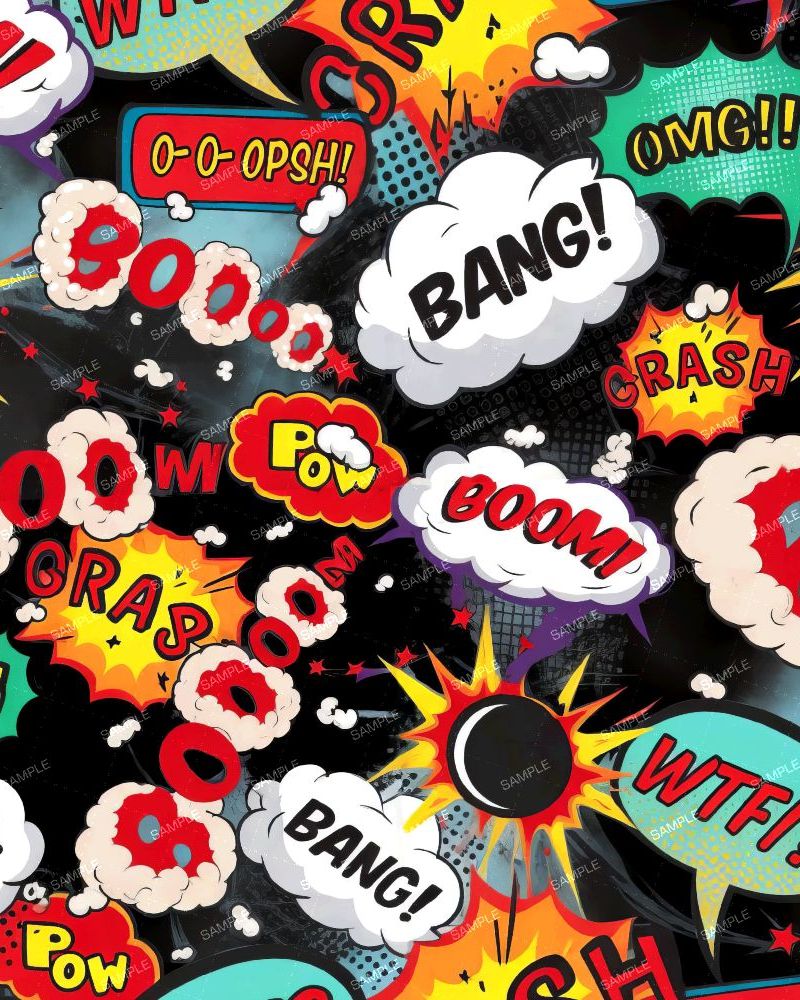 ComicBook Boom Onomatopoeia