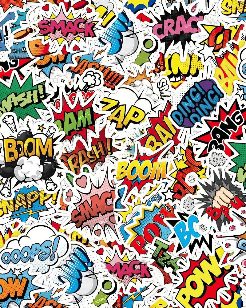 ComicBook Onomatopoeia Sticker Bomb 22