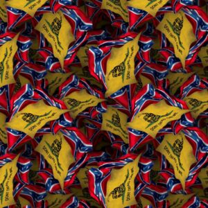 Confederate Tread on Me Flags
