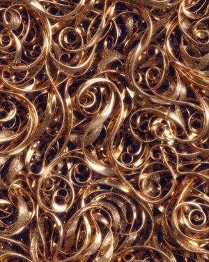 Copper Scrollwork